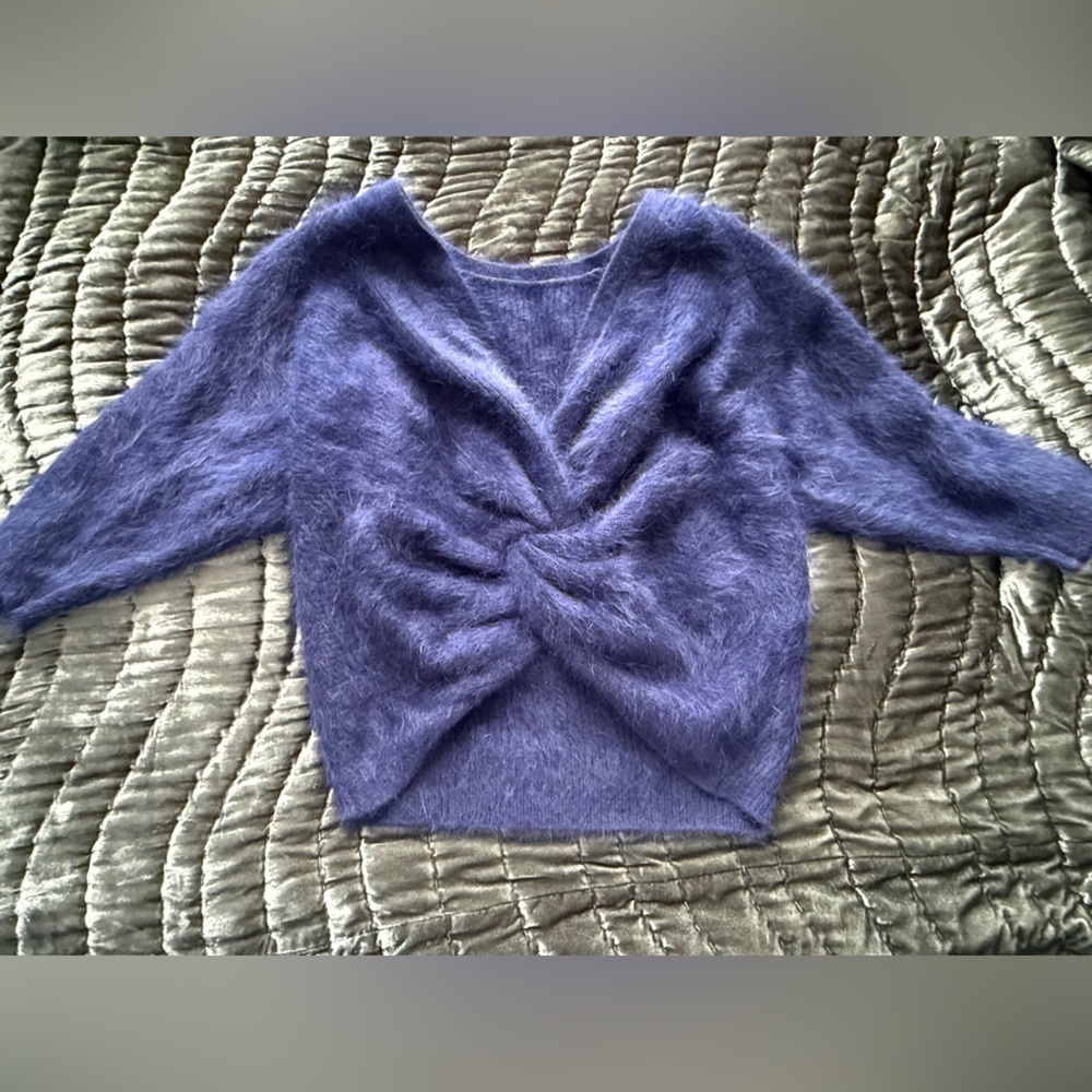 ba&sh Luxurious Purple Knit Sweater - Picture 2 of 4
